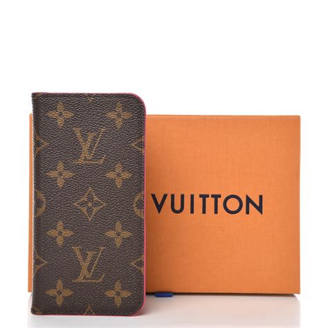 louis vuitton folio case iphone x